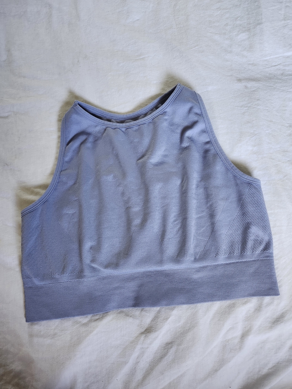 knix High-Neck Seamless Bra Periwinkle